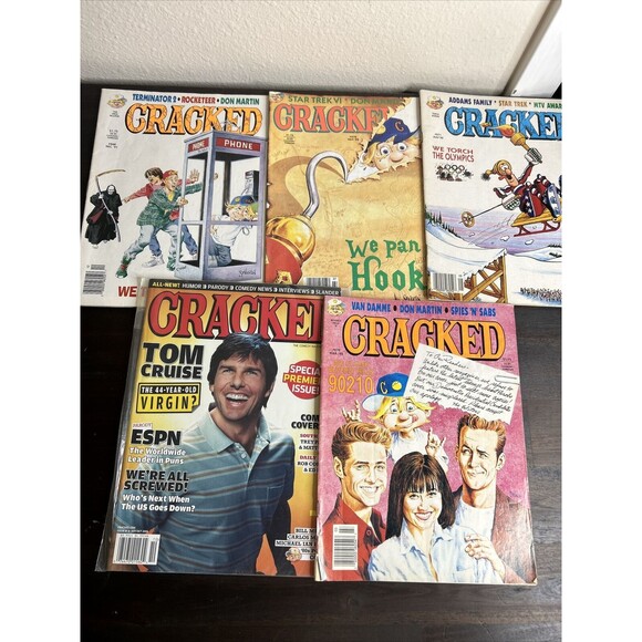 CRACKED Magazine 1980’s Lot of 6 Vintage - Star Trek - Terminator - Tom Cruise - Picture 7 of 7